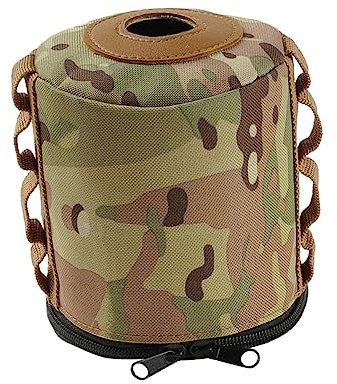 OSOLADY Outdoor Camping Gas Tank Bag Gas Canister Cover Patio Bottle Sleeve Collapsible Storage Case Tank Bag for Small Bbq