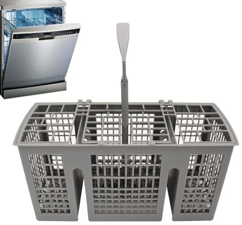 Cesta de cubiertos para lavavajillas Bos-ch Ne-ff Siem-ens, cesta de filtro de repuesto para la mayoría de lavavajillas, se adapta a cuchillos, tenedores, cucharas, hotel, comedor, hogar
