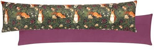 Furn Pineberry Forest Samt-Zugluftstopper – Mehrfarbig – 20 x 92 cm