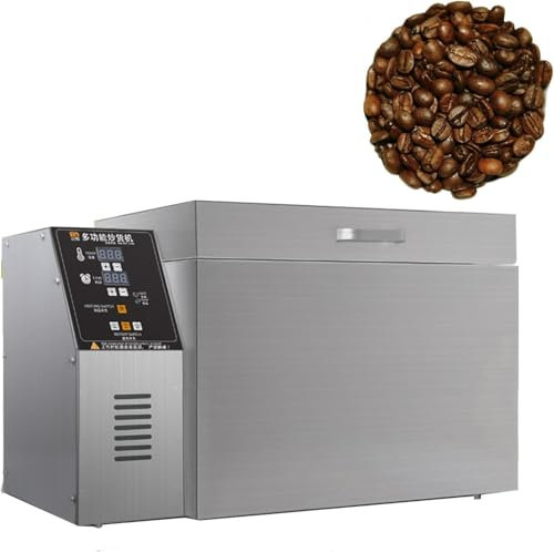 XINRISHENG 4000g, Coffee Bean Roaster,Nut Roaster,Stainless Steel Electric Roasting Machine Nuts,Electric Heating Roasting Machine with Timer