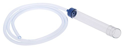 Dilwe Aquarium Fischtank Reiniger Wasser Siphon Vakuumkies -Siphon -Zubehör für Aquarien, Leicht Reinigung von Süßwasseraquarien mit Weichem Schlauch und Hartem Rohr, Wasserflusskontrolle