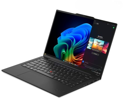 LenovoThinkPad X1 Carbon Gen 13 Aura Edition Laptop with Intel Core Ultra 7 268V vPro Processor, 14 2.8K 2880 x 1800 OLED Non-Touch Display, Wi-Fi 7, 32GB LPDDR5X-8533MT/s RAM, 1TB SSD, and Win11 Pro