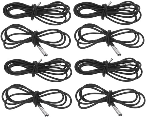 WOONEKY 8pcs Elastic Replacement Cords for Chair Repair Bungee Straps for Beach and Folding Chairs Multipurpose Outdoor Furniture Fixing Bands with Elegant Design