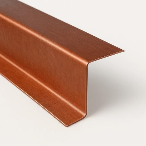 Scossalina Alluminio Ramato a L 1,5 mt – Copertura per Tetti, Grondaie e Muri – Antiruggine, Facile da Installare, Alta Resistenza agli Agenti Atmosferici – LEMAG SRL