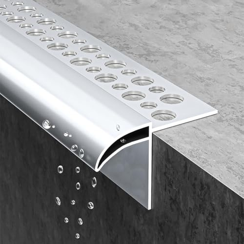 jievmrs Striscia Deviatrice A Becco D'aquila Da 50, 80, 100, 120, 150, 180 Cm Di Lunghezza, Deflettore Per Grondaia In Metallo Per Balcone Profili(L 60CM W 20MM)