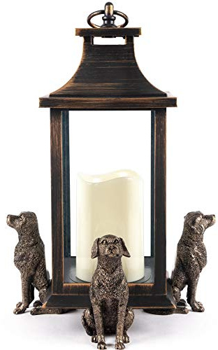 Pot de fleurs Pieds – Grande Bronze Labrador (lot de 3)