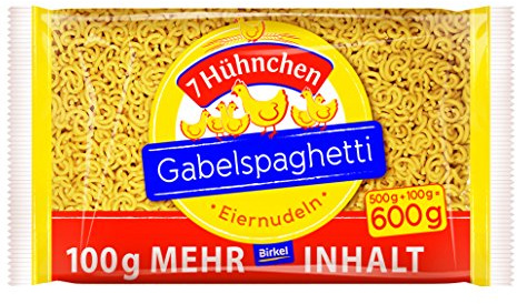 Birkel Lot de 7 spaghettis de fourchette au poulet (18 x 600 g)