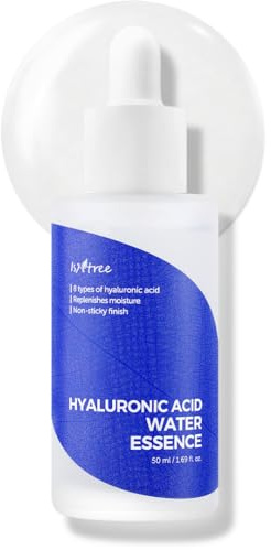 ISNTREE Hyaluronic Acid Water Essence 50ml 1.69 fl.oz | Water Serum | Replenishes moisture | Non-sticky ﬁnish