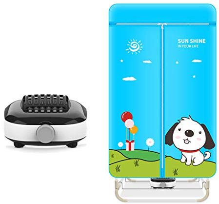 VOCD Secadora De Ropa Eléctrica Portátil 1000W De Gran Capacidad 15 Kg De Doble Capa De Aleación De Aluminio Armario De Secado con Aire Caliente De Bajo Consumo De Energía Eficiente