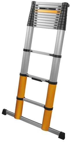 Batavia 7063088 aluminium teleskopstege arbetshöjd (max): 4,6 m 3 färger 15,3 kg
