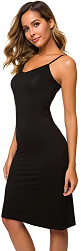LB LIFEBEST Women's Full Slips Cami Long Spaghetti Strap Under Dress