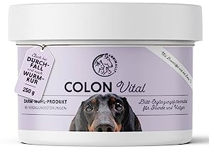 Annimally Hunde & Katzen Darmkur Pulver 250g I Darmsanierung Hund Katze Probiotika und Präbiotika zum Darmflora aufbauen - Ideal als Darmaufbau bei Durchfall, nach Wurmkur oder Magen Darm Infekt.