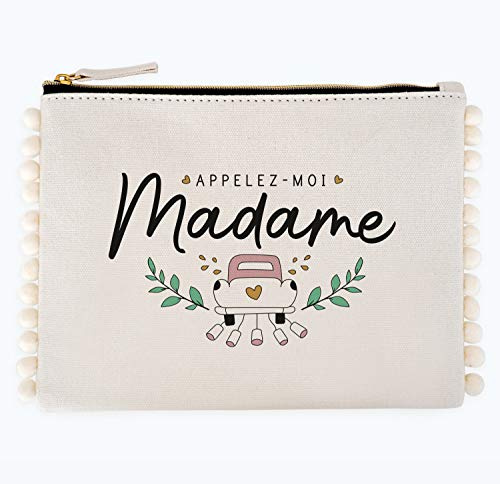 Manahia - Pochette Appelez Moi Madame - Bohème - Cadeau EVJF & Mariage