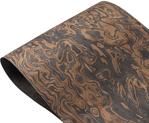 Vtimpac Länge: 2,5 m, Dicke: 0,22–0,3 mm, Breite: 58 cm, Technik, schwarzes Walnussholz, Wurzelholzfurnier