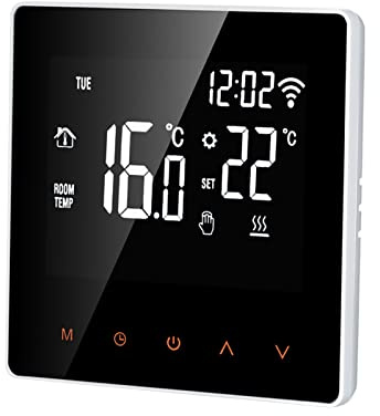 WiFi Smart Thermostat Intelligente Thermostat Digitale Temperaturregler LCD Touchscreen Woche Programmierbar Elektrische Fußbodenheizung Thermostat für Zuhause Hotel