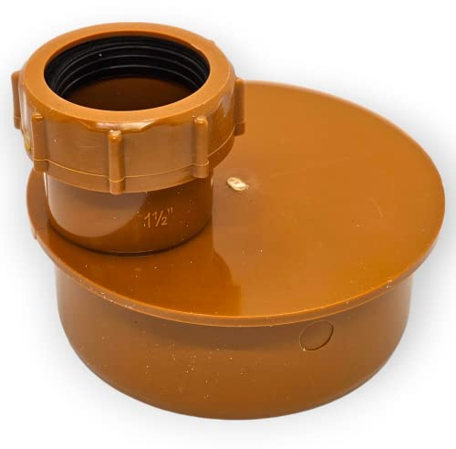 Duraplast UK™ Waste Adaptor 110mm x 40mm Single for Underground Drainage Pipe | For Solvent & Pushfit Connection