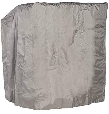 Generisch Strandkorb Schutzhülle für 1-Sitzer Strandkorb mittelschwere Ausführung Polyester, Taupe 105cm x 105cm x 158cm (BxTxH)