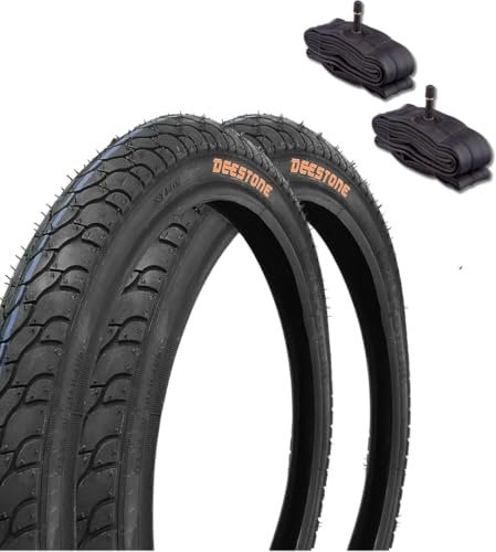 2 Reifen 16 x 1,75 (44-305) + 2 Schläuche Schrader schwarz DEESTONE AMERIKA CITY BIKE KINDERFAHRRAD