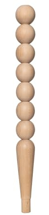goji home decor Beech Farmhouse Wood Table Leg - Unfinished - DIY Furniture - Turned Wooden Leg (36 Inch / 90 cm)