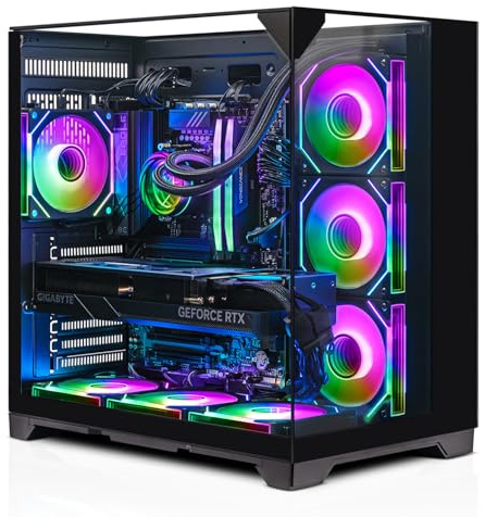 ADMI Gaming PC: AMD Ryzen 7 9800X3D 5.2GHz, AIO Cooler, RTX 5080, 32GB DDR5, 1TB NVMe, WiFi, Dark Xpanse RGB Case, Windows 11