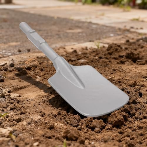Hammer Schaufel Tonspaten Meißel für Abbruchhammer Jack Hammer Breaker Clay Spaten Cutter Meißel Clay Spade Shovel Meiße 40Cr Chrom Steel mit Kunststoffgehäuse