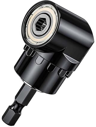Avvitatore angolare a 105°, punta ad angolo retto, attacco per avvitatore ad angolo, attacco angolare per avvitatore a batteria, adattatore per trapano angolare, per la perforazione dello spazio