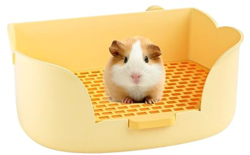Boîte de Rangement d'angle pour Chat - Design Semi-lié - Grande boîte à ordures Anti-pulvérisation - Toilettes pour Animaux de Compagnie, literie pour Petits Animaux, Maisons et habitats pour