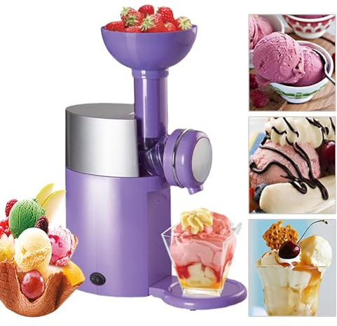 Máquina de helado para niños, máquina casera de servir suave y batido, mini máquina de granizado para diversión en la playa y la cocina