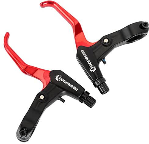 MotiveTech Set di Leve Freno per Bici in Alluminio 22,3 Cm, Rosso