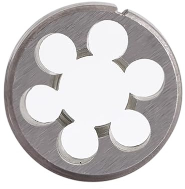 MOUMOUTEN 1 Matriz de Rosca Fino Redonda M16x1,25 Derecha Acero Aleado | Para roscado de moldes, reparación de mecanizado, herramienta de corte de tornillos.