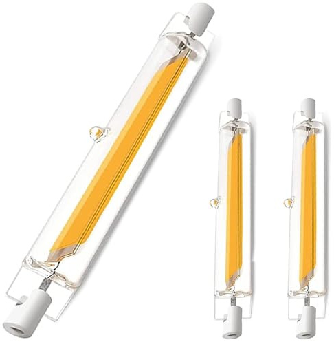 R7s-Led 78 mm 5W 8W 10W 12W 15W Dimmbar Ersatz 50W 80W 100W 120W 150W Halogen | Kaltweiß 6000K 1000LM, Kein Flackern, 360-Grad-Licht für Stehlampe Deckenfluter Wandleuchte Haustürlampe, 2 Stück