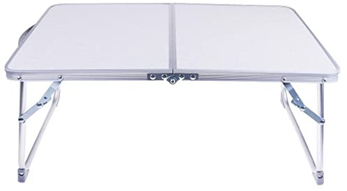 Kodxylytix Folding Camping Table Portable Picnic Outdoor Garden BBQ Dining Desk White 62x42x27.5 cm