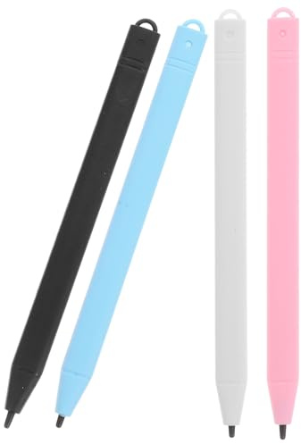 SHINEOFI 4 pièces Set de Stylos Stylet pour Tablette Écriture LCD Stylet de Remplacement pour Tablette Numérique Stylo Précis pour Dessin et Écriture Garçon Fille Compatible Graphique et