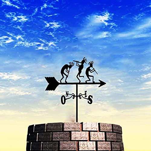 RKYRRKI Veleta decorativa para el clima Wandering Singer, indicador de dirección del viento, herramienta de medición de veleta, para el hogar, jardín, dirección del viento, paleta de viento