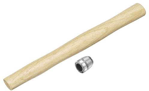 sourcing map Wood Sledge Hammer Handle 13.6 Hammer Wooden Replacement Handles with Round Wedges for 2lb Round Octagonal Head Decking Framing Carpentry Construction DIY Sledge Axe Tools