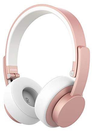Urbanista Seattle Bluetooth-Kopfhörer [EINZIGARTIGER URBANISTA-Sound], bis zu 12 Stunden Wiedergabezeit, Telefonieren per Mikrofon – Rose Gold
