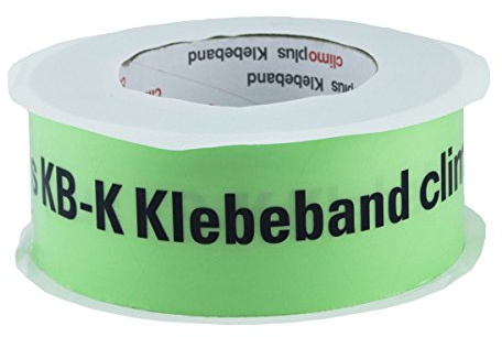 Climoplus Klebeband KB-K 60mm 25m - zur Verklebung von Dampfsperrfolien, Dampfbremsfolien, Dampfbremse, Dampfsperre
