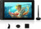 HUION Kamvas Pro 16 Tavoletta Grafica con Schermo in Vetro Laminato Antiriflesso Display Penna 120% Monitor Grafica sRGB Supporto Inclinazione Funzione (± 60 °) Penna Senza Batteria