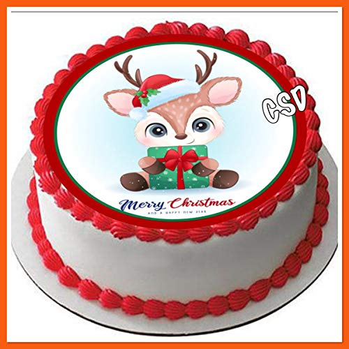 Tortenaufleger Weihnachten 08, Zuckerpapier Tortenbild, Fototorte, Weihnachten