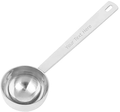 Muka Cuillère à café personnalisée Acier Inoxydable, 1 cuillère à Soupe et 2 cuillères à Soupe - Argent - 15 ML