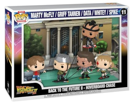 Funko Pop! Moments Deluxe: Back to The Future 2 - Marty McFly - Hoverboard Chase - Collectable Vinyl Figure - Gift Idea - Official Merchandise - Toys for Kids & Adults - Movies Fans
