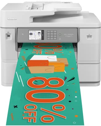 Brother MFC-J6959DW | Imprimante Multifonction Jet d'encre Roll Paper | WiFi et Ethernet | Recto-Verso Automatique | Compatible NFC | Imprime jusqu'à 30 ppm