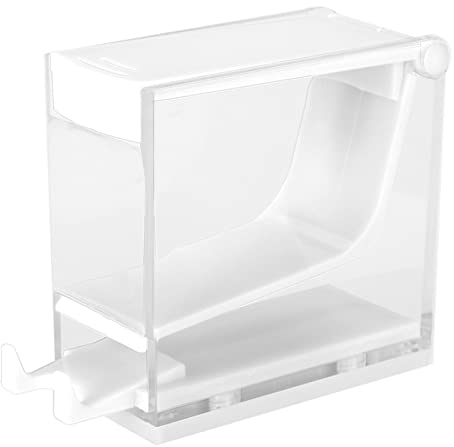 Dispensador de Rollos de Algodón Dental, Dispensador de Rollos de Algodón para Dentistas Dentales, Soporte de Tipo de Prensa Azul (Blanco)