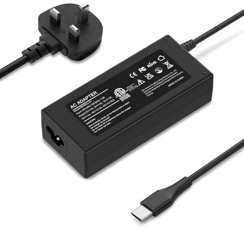 FEWRJG 45W USB C Chromebook Laptop Charger Widely Compatible with HP Chromebook, Spectre X360, Dell, Acer, Asus, Samsung, Google, Type-C Power Adapter