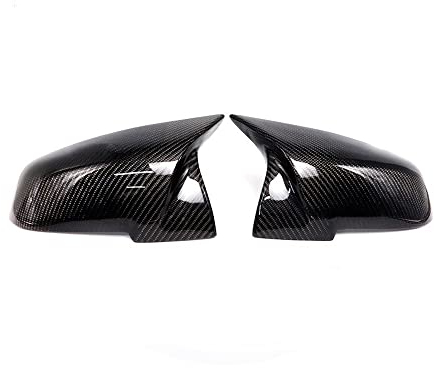 QCHIAN Rückspiegelkappe Echte Kohlefaser-Rückspiegel-Abdeckkappe Für BMW Serie 1 2 3 4 XM 220i 328i 420i F20 F21 F22 F23 F30 F32 F33 F36 X1 Auto Spiegelkappen (Color : 09)