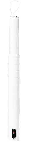 Qumiuu Spolverino Elettrico per Piume, Piumino Elettrico con Rotazione a 360° Regolabile, Spazzola per spolverare con Asta di prolunga Aspirapolvere Portatile 3 in 1 per mobili, Ventilatore