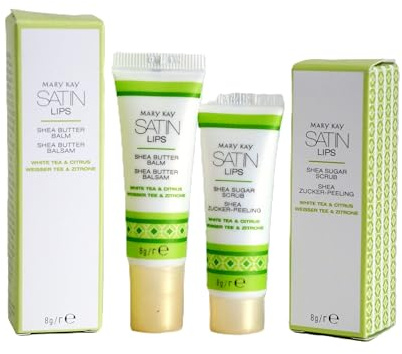 Mary Kay Satin Lips set Shea Sugar Scrub und Shea Butter Balm