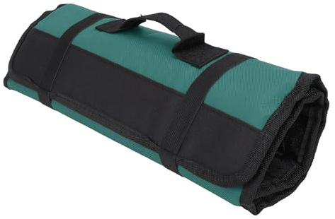 Kochmesser-Tasche, Multifunktionale Tragbare Messertasche aus Segeltuch mit 20 Steckplätzen, Professionelle Kochmesser-Rollen-Aufbewahrungstasche für Zuhause Küche Reisen Camping