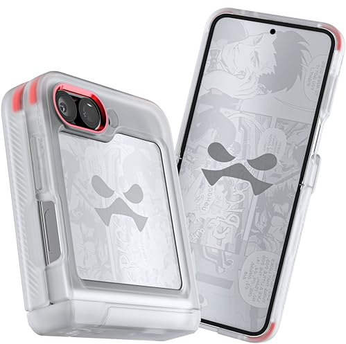 Ghostek Covert Clear Galaxy Z Flip 6 Case with Built-in Kickstand and Full Hinge Protection Shockproof Protective Phone Cover Designed for 2024 Samsung Galaxy Z Flip6 (6.7) (Clear)