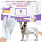 Dog Cleaning Gloves Wipes 15pcs Disposable Pet Grooming Bathing Gloves Extra Thick, No Rinse Shampoo Dry Cleaning Gloves for Dogs & Cats Paw Face Ear Fur and Butt